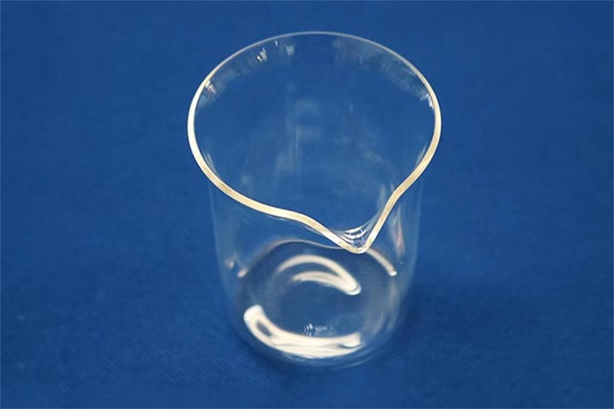 Becher al quarzo ad alta purezza per laboratorio 