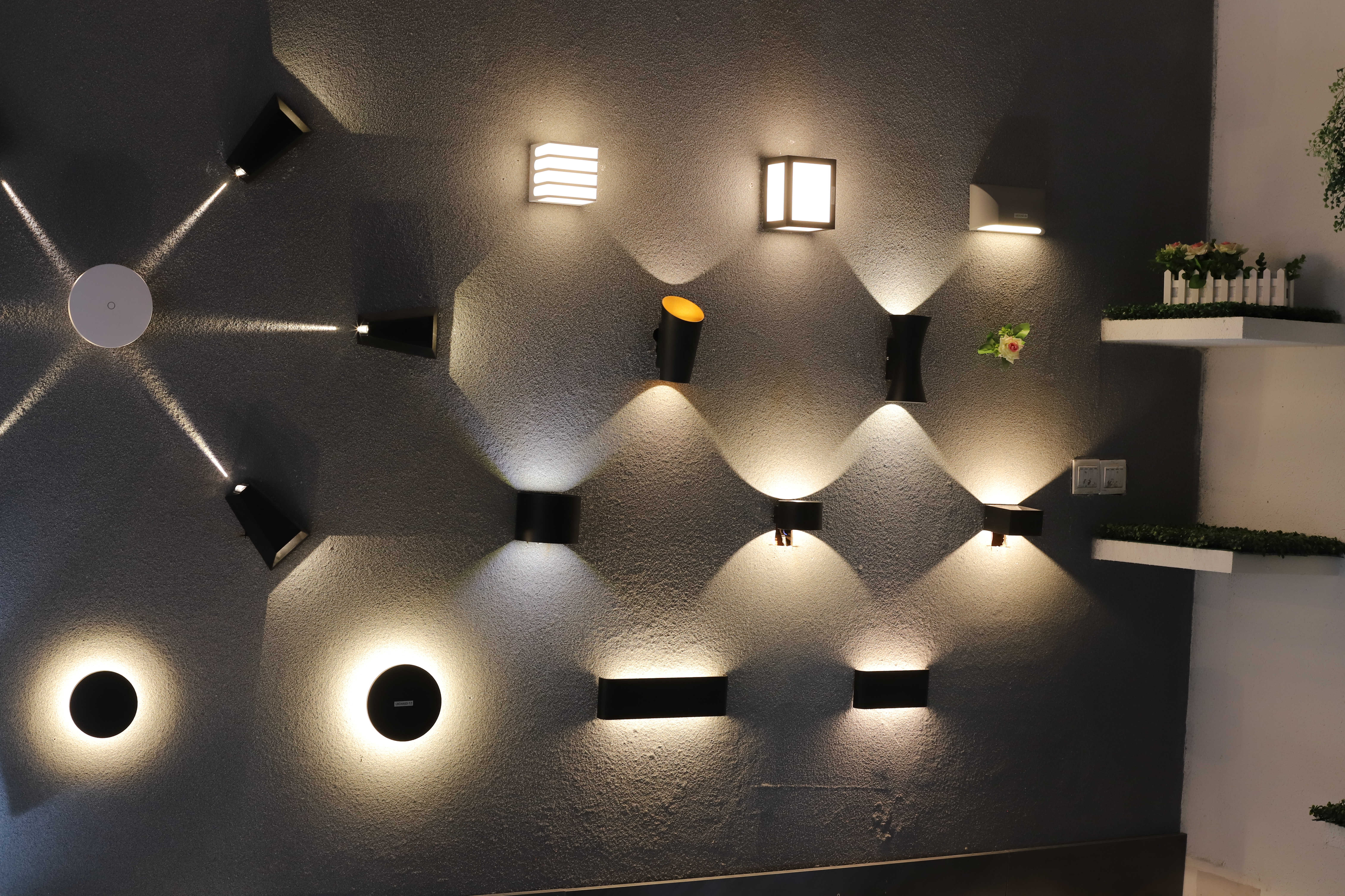 led v&aelig;glampe
