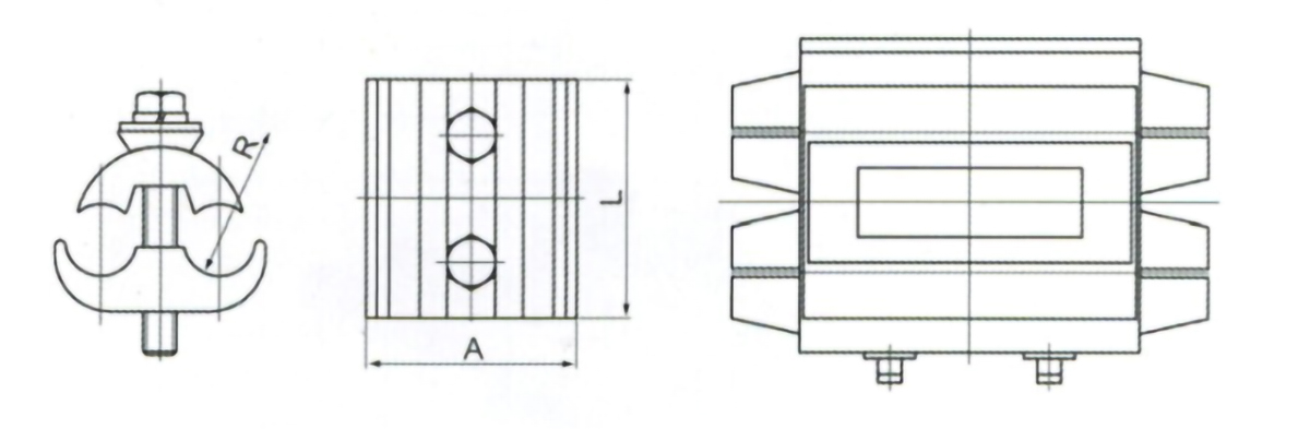 APG Parallelnut-Klemme aus Aluminium