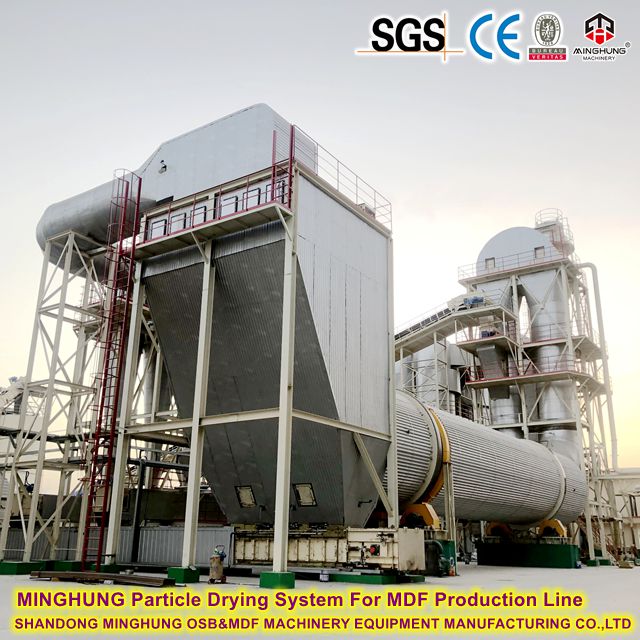 System suszenia cząstek MINGHUNG dla linii produkcyjnej MDF