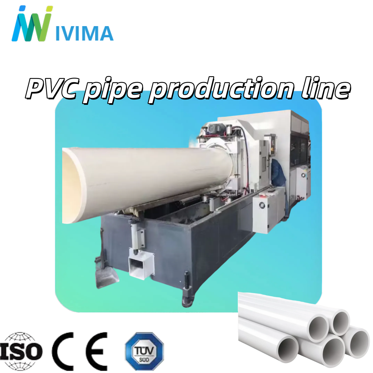 L&iacute;nea de extrusi&oacute;n de tubos de PVC serie SJSZ de 16 mm a 800 mm para la producci&oacute;n de tubos de CPVC UPVC