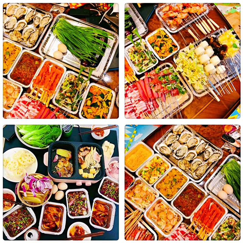 Foil BBQ Grill Tray Foil BBQ Grill Tray