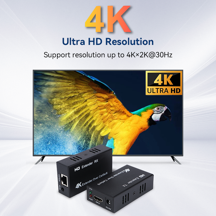 【M-HK100A】4K*2K ИК-удлинитель Cat5e/6 HD