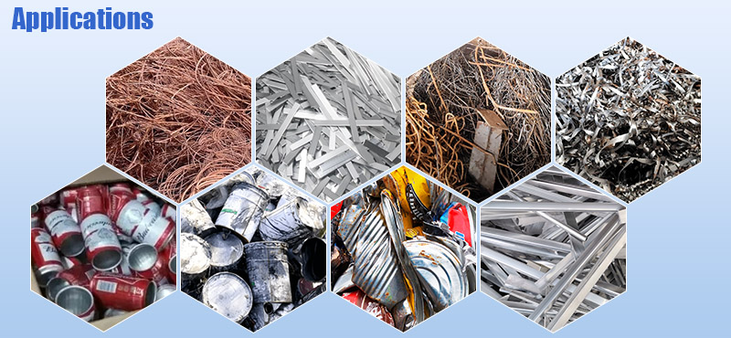 स्क्रैप धातु बेलर अनुप्रयोग