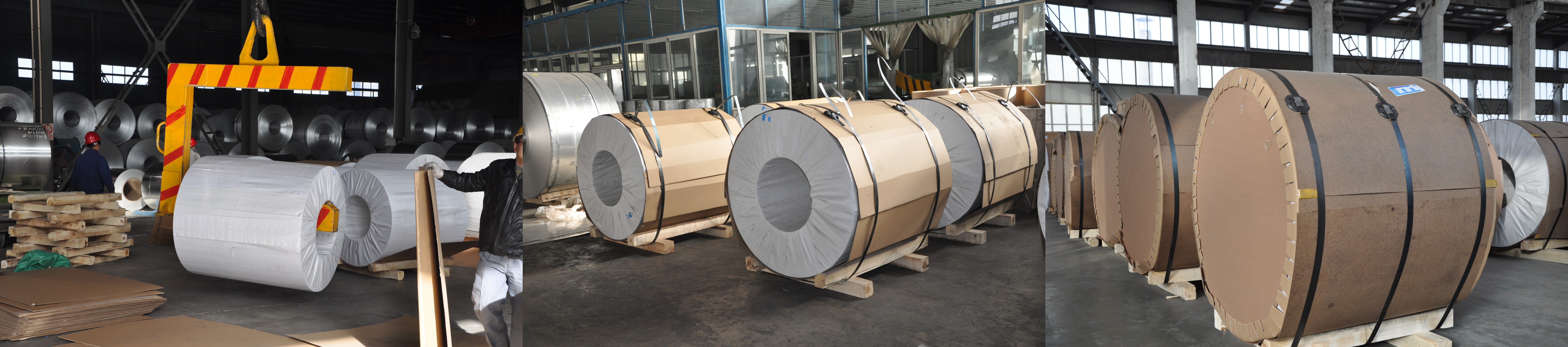 التعبئة لفائف الالومنيوم