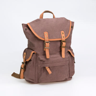 Soft Classic Medium Size Durable Canvas Backpack