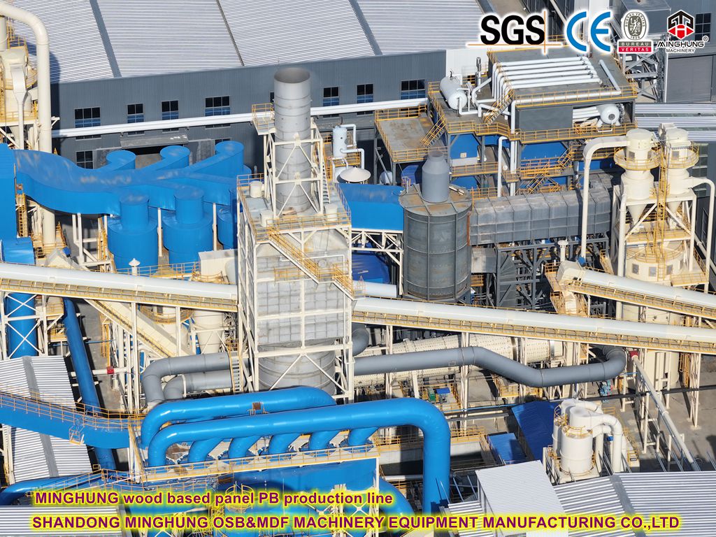 MINGHUNG aga&ccedil;dan &yacute;asalan panel PB &ouml;n&uuml;m&ccedil;ilik lini&yacute;asy