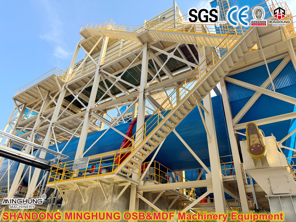 Secador de tambor rotatorio para fabricaci&oacute;n de minghung FOSB