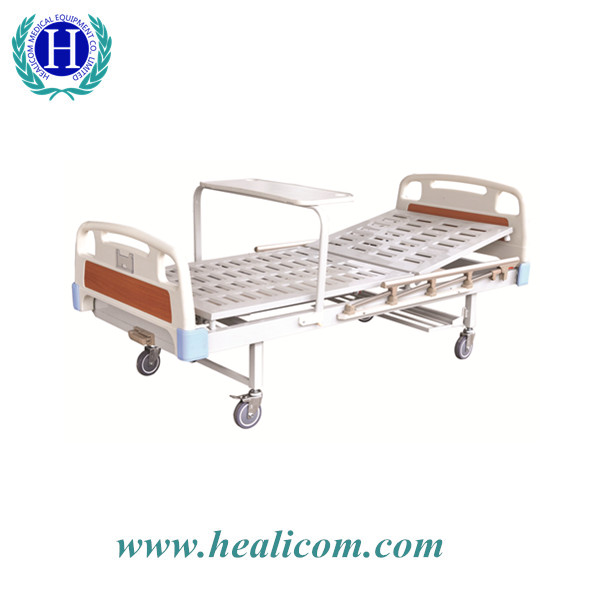 DP-A102 CE-zugelassenes manuelles Krankenhausbett mit einer Kurbel