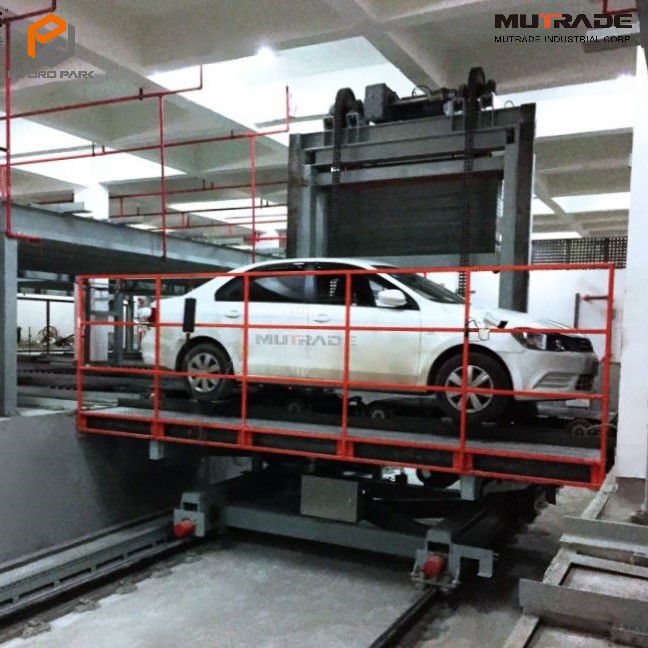 Automated Roadway Stacking Parking System 2 car stacker parking system car storage garage system 