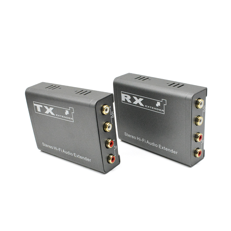 M-A202 双方向 Cat5e/6 RCA オーディオ エクステンダー