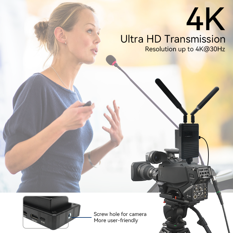 M-HW100 4K 5.8G オプション バッテリー ワイヤレス HD エクステンダー