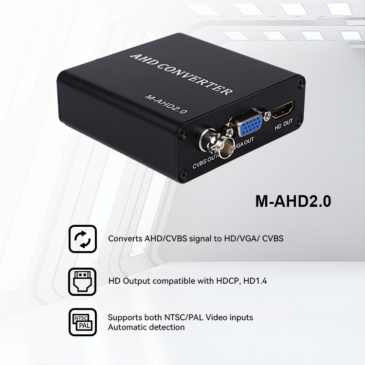 Convertidor de v&iacute;deo M-AHD2.0 AHD a HD/VGA/BNC