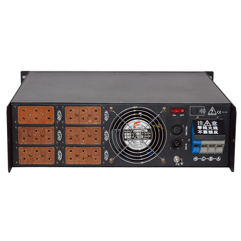 6路4KW舞台数字调光硅箱