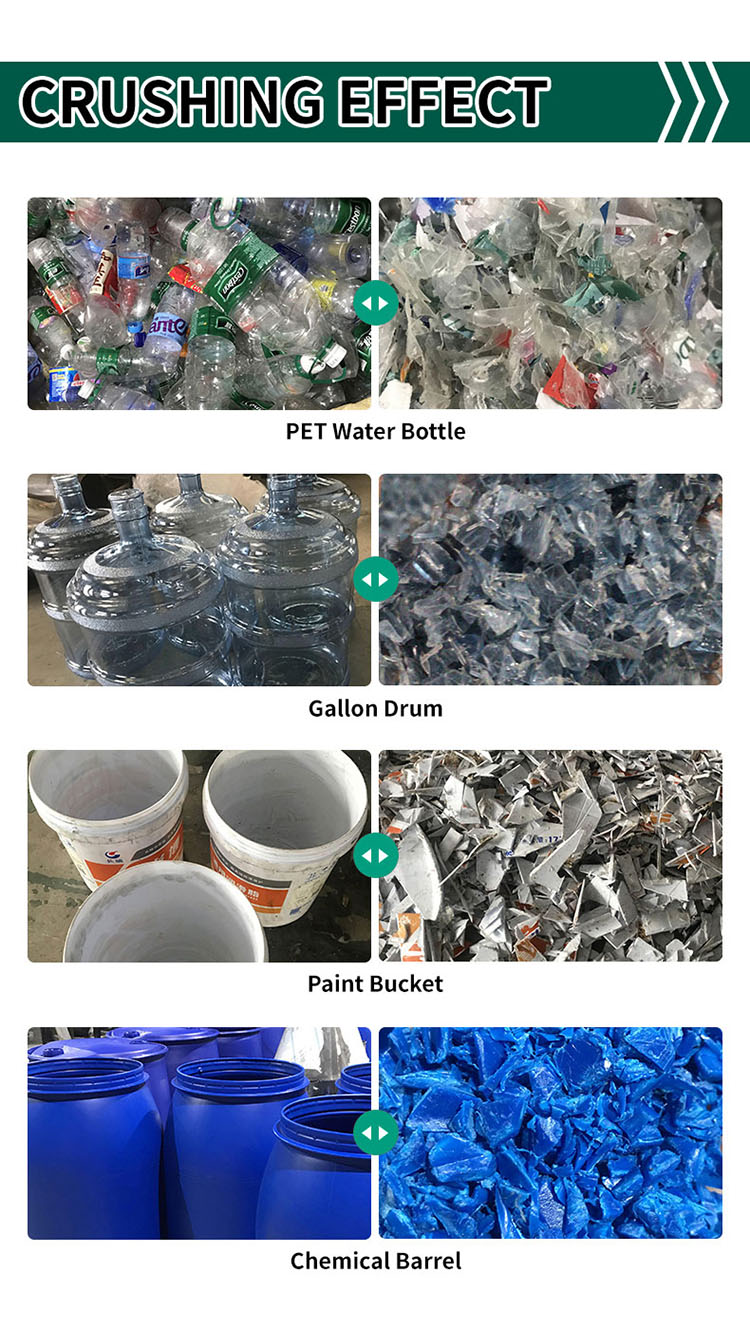 Efek Penghancuran Mesin Penghancur Plastik
