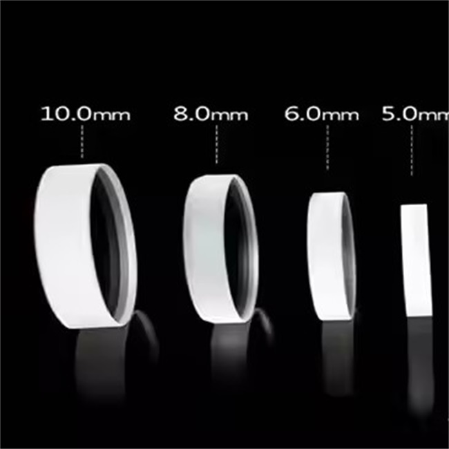 Placa de vidro de quartzo polido &oacute;ptico fundido de alta precis&atilde;o personalizada