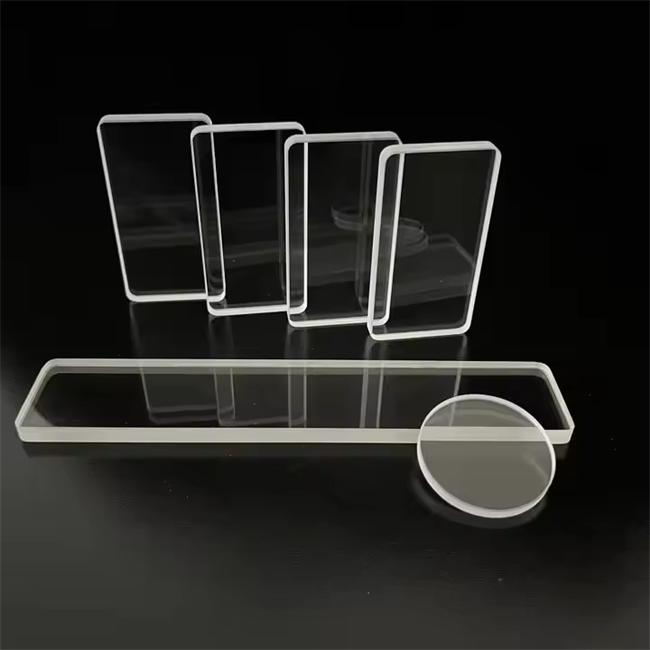 JGS2 kwartsplaat met vierkant venster