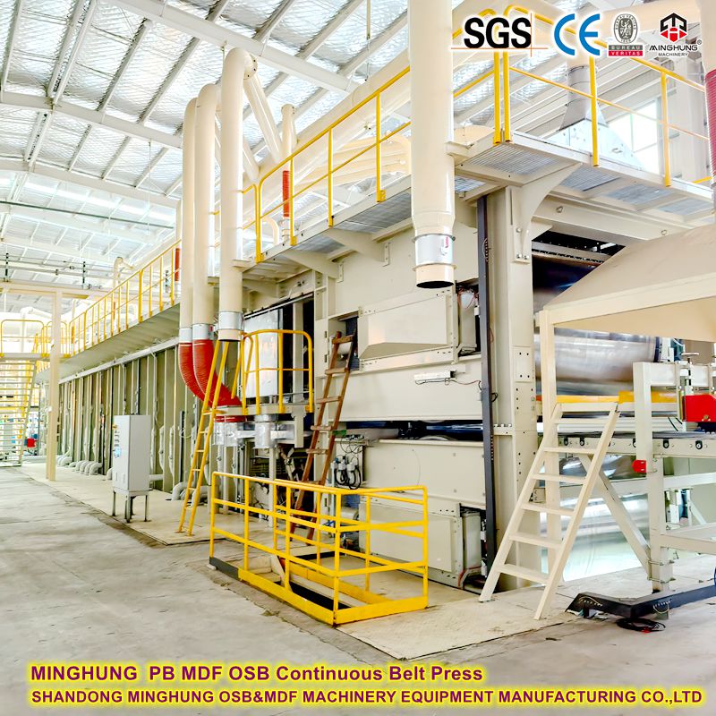 Συνεχής πρέσα ζώνης MINGHUNG PB MDF OSB