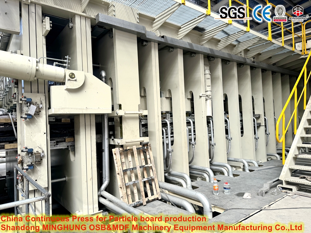 Prensa continua de China para producci&oacute;n de tableros de part&iacute;culas mdf osb con gran capacidad