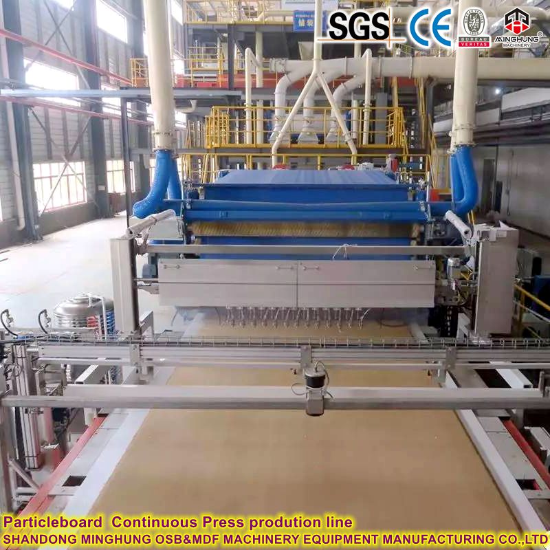 Particleboard الضغط المستمر