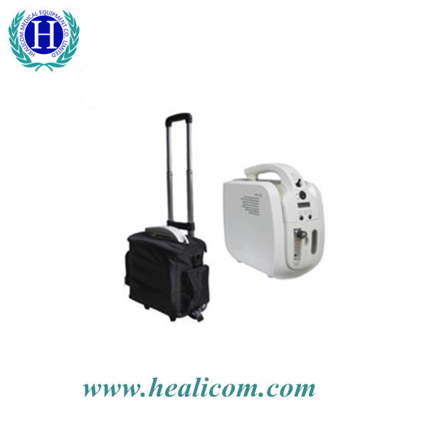 Mini concentrador de oxígeno portátil a pilas JAY-1 con bolsa de viaje