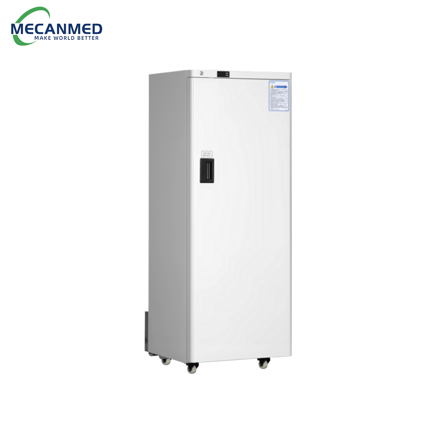 'n MECANMED mediese vrieskas gestel op -10~-25&deg;C met digitale skerm, noodsaaklike mediese laboratoriumtoerusting vir monsterberging.
