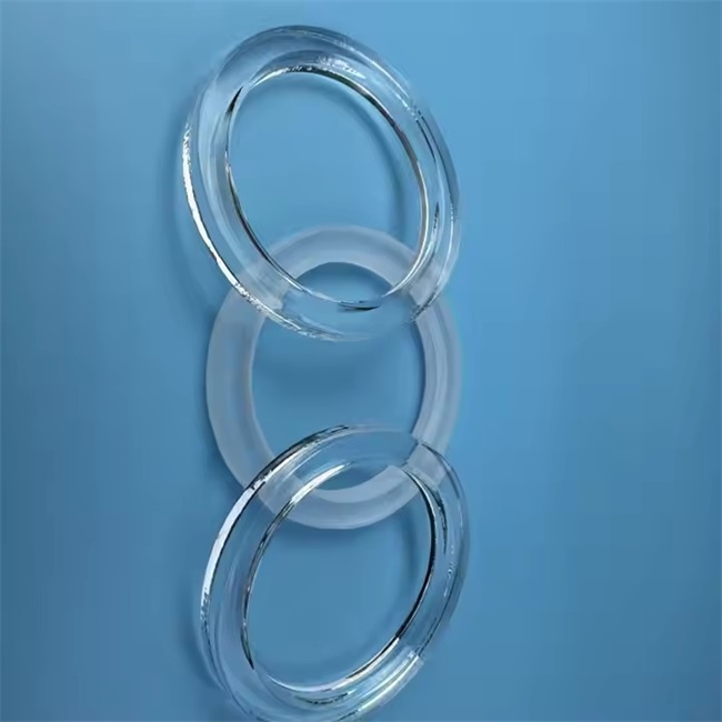 Transparent Optical Fused Silica Flange Factory
