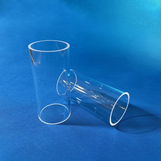 Tube en verre de quartz r&eacute;sistant &agrave; la chaleur infrarouge personnalis&eacute;