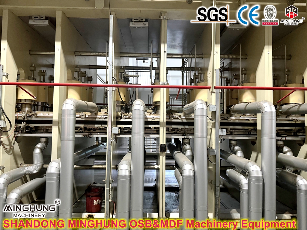Hydraulische vlakke continupers voor osb mdf spaanplaat