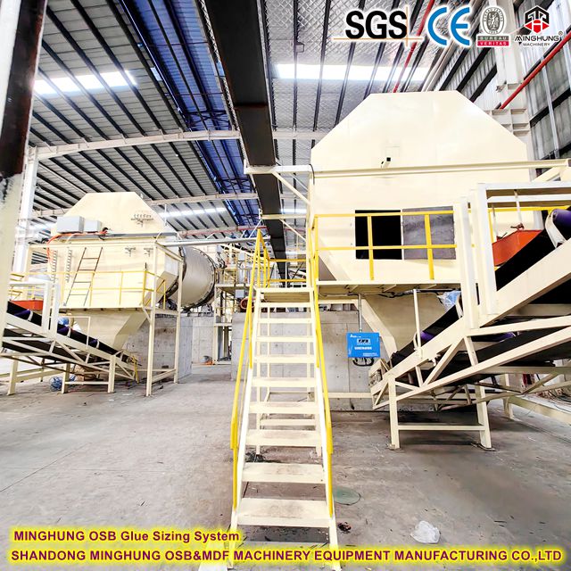 Syst&egrave;me de dimensionnement de colle MINGHUNG OSB