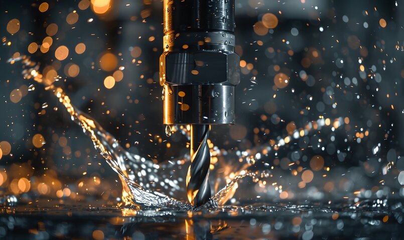 CNC CNC MACTING маркази пармакунӣ пӯлод ва истифодаи моеъи кории металлӣ ҳамчун сардтар