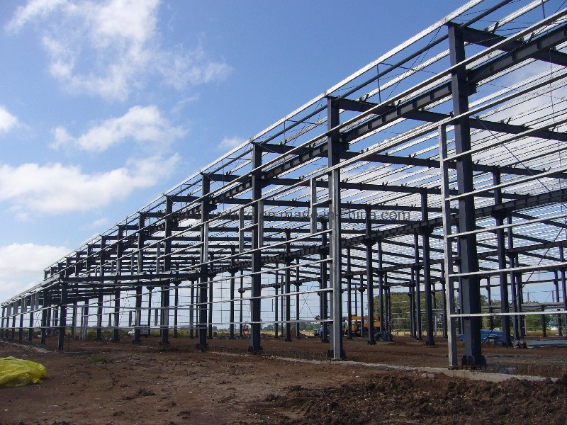 H-Steel-Prefabricated-Steel-Structure-Warehouse-Workshop-for-Chile-Market