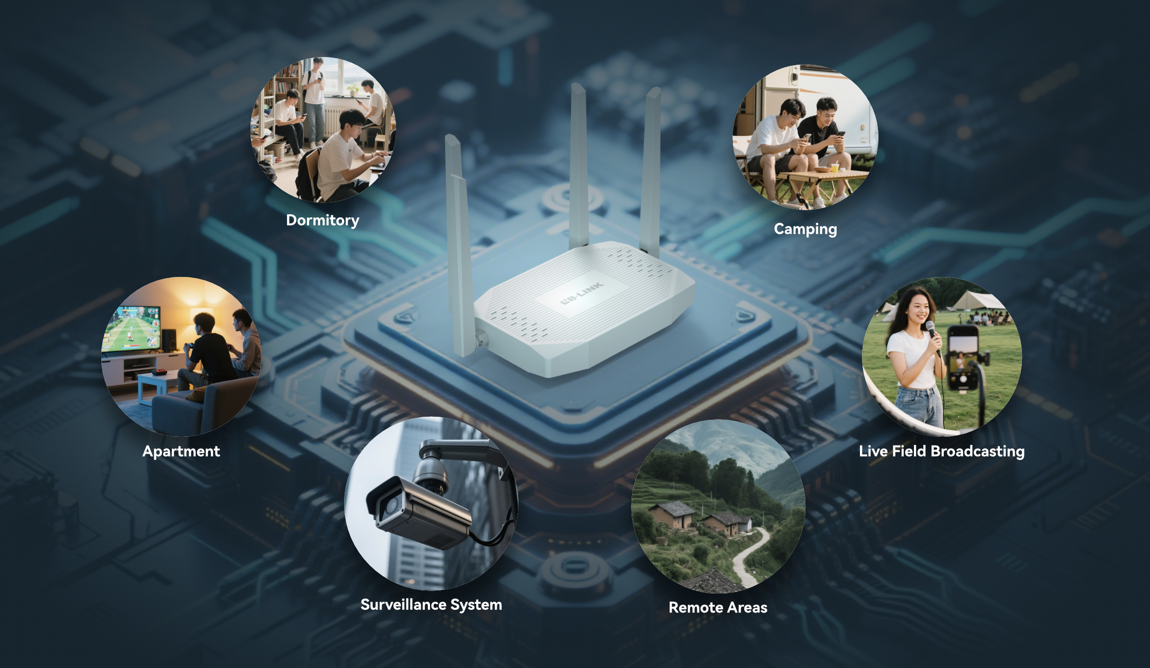 Router wireless LB-LINK CPE450AX Wi-Fi 6 + 4G LTE