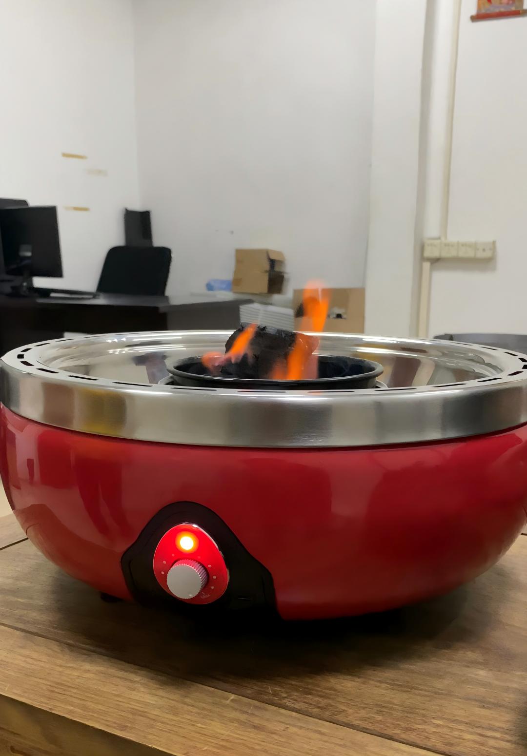 houtskoolgrill voor gebruik binnenshuis
