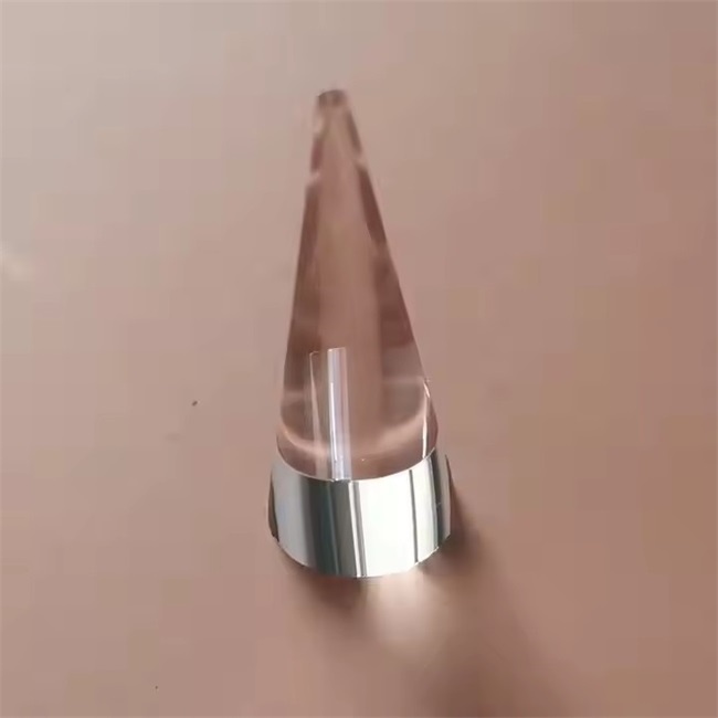 融合シリカコーティングライトガイドコーンプリズムサプライヤー