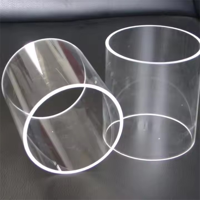 Tube en verre de quartz sans ozone de grand diam&egrave;tre de 20 &agrave; 3000 mm