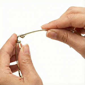 marcos de anteojos de metal personalizados con bisagras duraderas y estructura reforzada