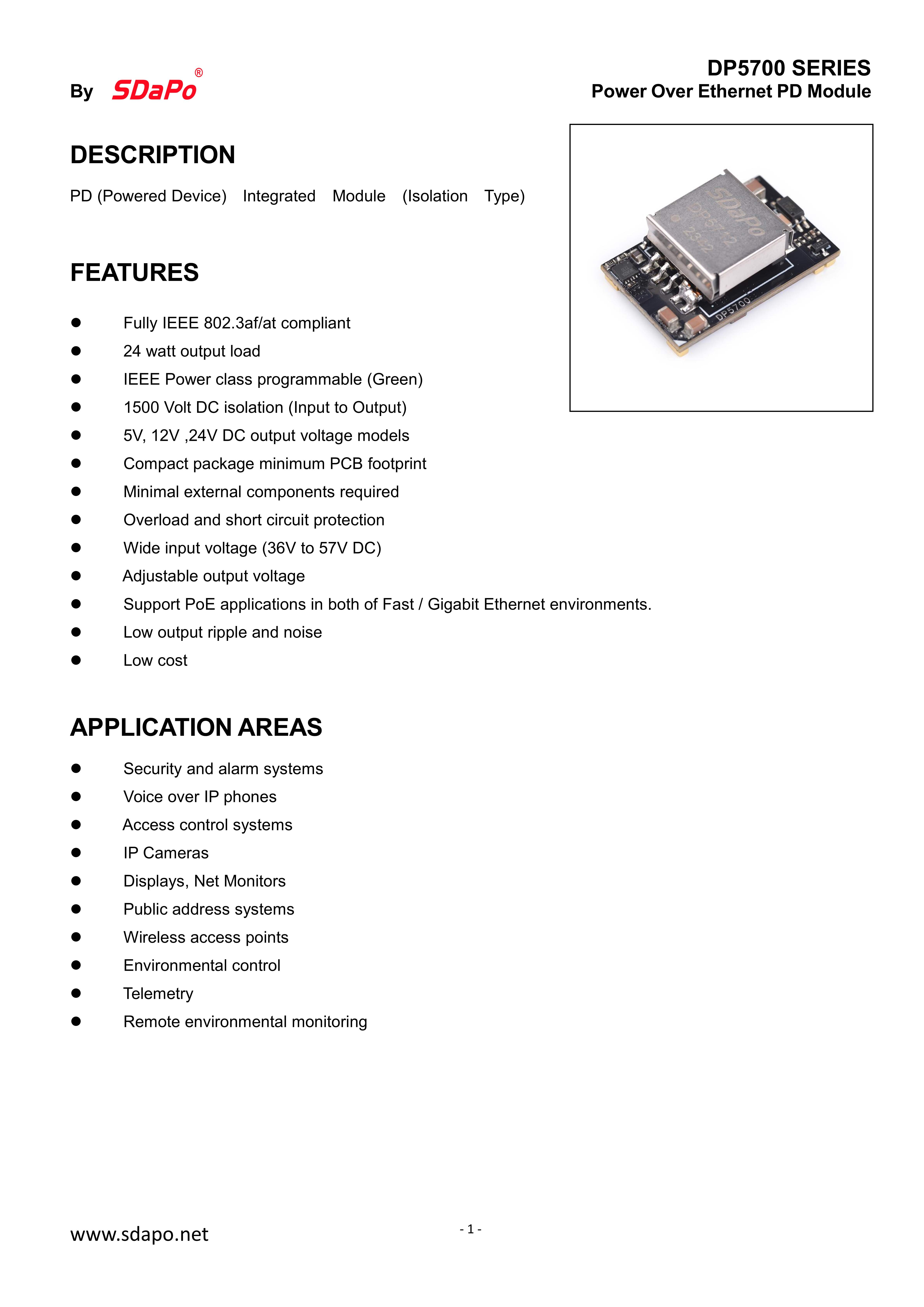 ورقة بيانات DP5700_1