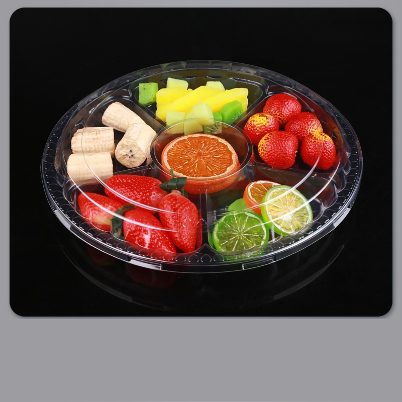 Umweltfreundliche PET-Fruchtteilerbox