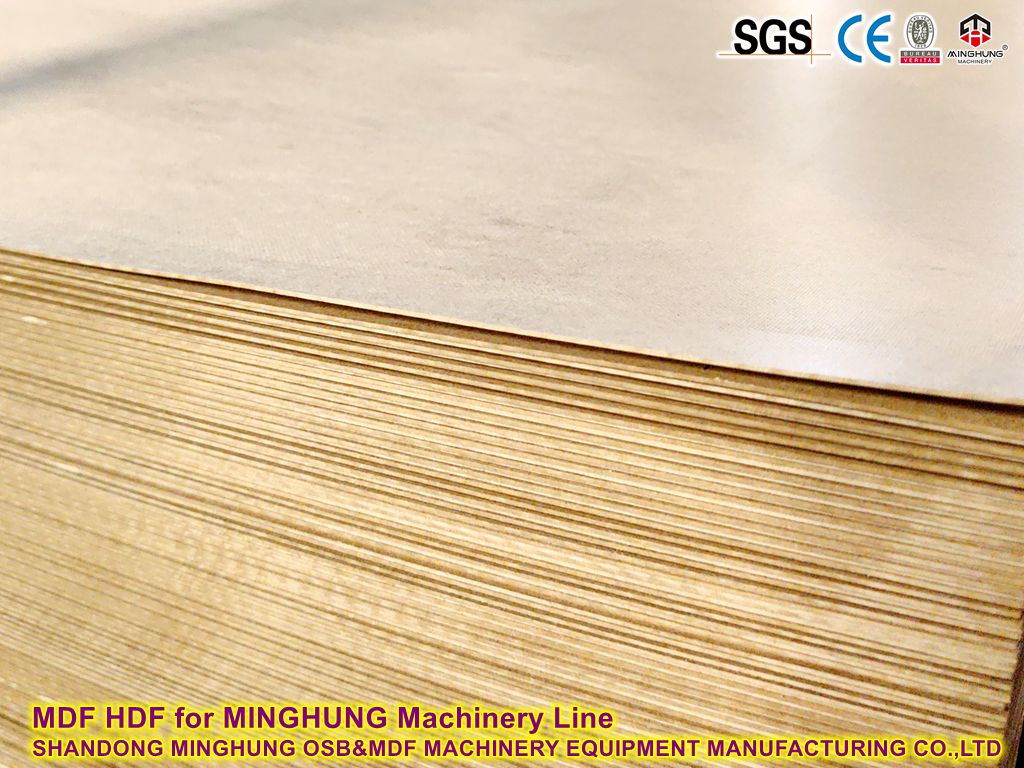 MDF HDF para la l&iacute;nea de maquinaria MINGHUNG