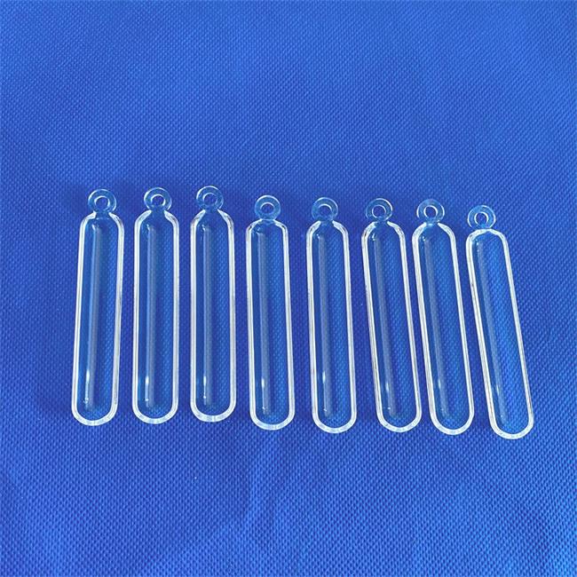 링이 있는 고온 내성 석영 보트 공급업체