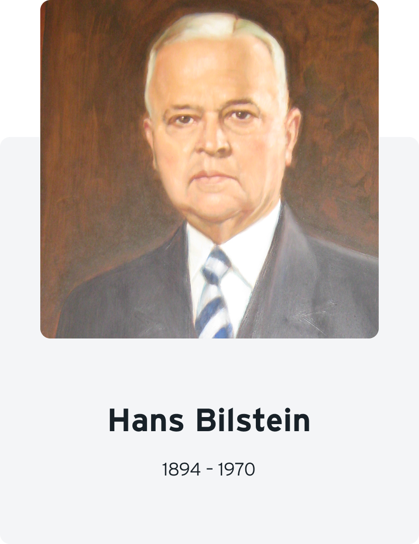 BILSTEIN-T&ouml;rt&eacute;nelem-Portr&eacute;-Hans- Bilstein