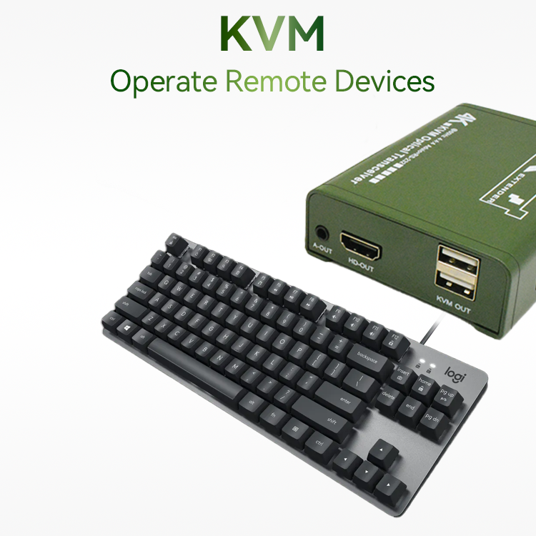 【M-HFK20U】Удлинитель оптоволокна 4K EDID KVM HD