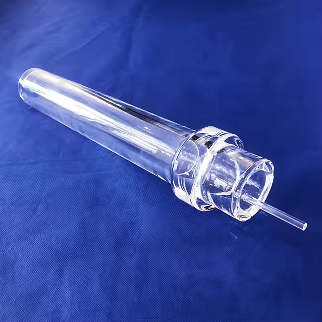 Ozonvrije kwartsovenbuis met grote diameter