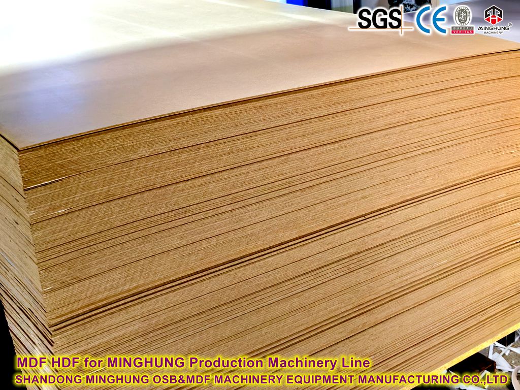 MDF HDF for MINGHUNG Production Machinery Line MINGHUNG önümçilik enjamlary liniýasy üçin MDF HDF