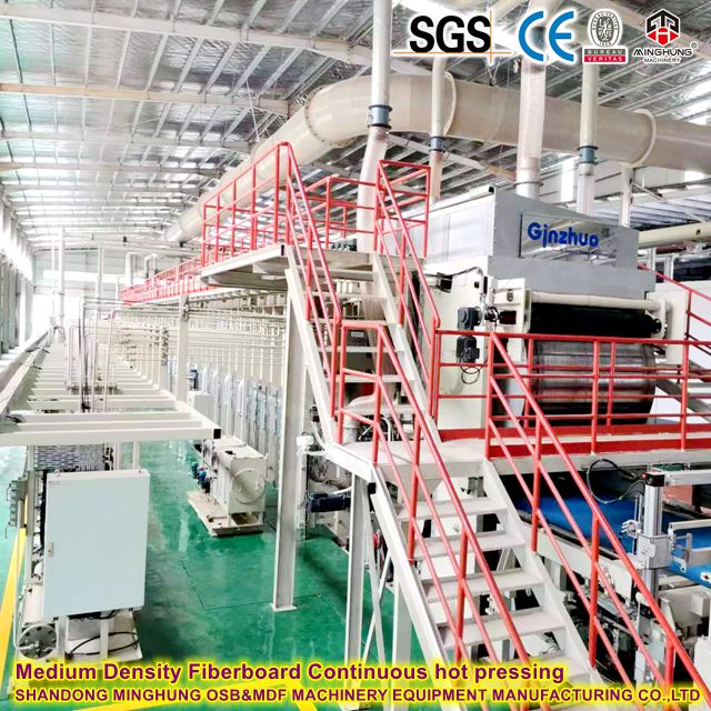 Fiberboard doimiy issiq bosish