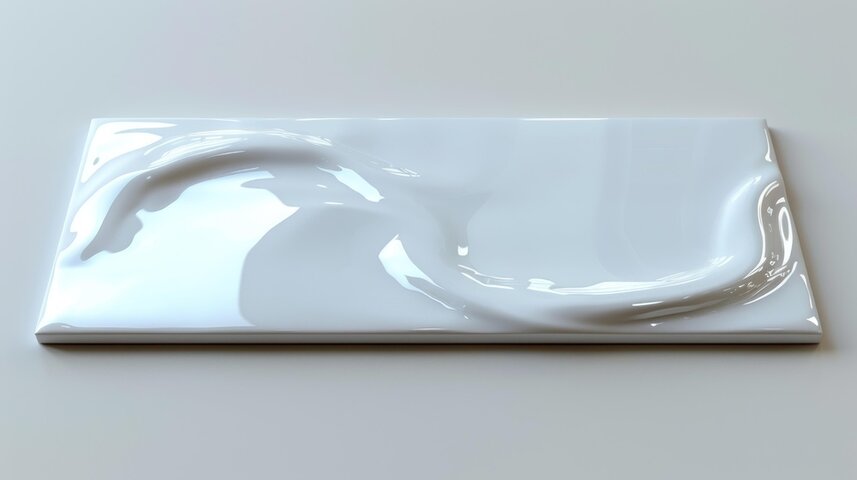 Plastikozko xafla moldatutako diseinuarekin