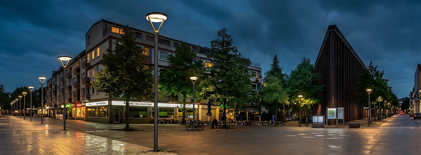 Arkitektonisk ZC-CPD3008 solar pullert lys til kommerciel vej landskabsbelysning
