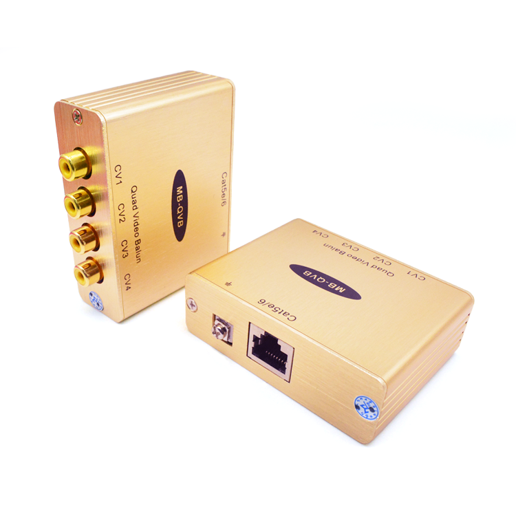【M-QVB】Bal&uacute;n de v&iacute;deo cu&aacute;druple Cat5e/6 NTSC/PAL/SECAM