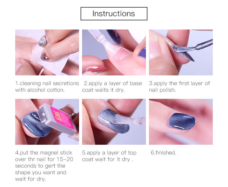 cat eye manicure tutorial